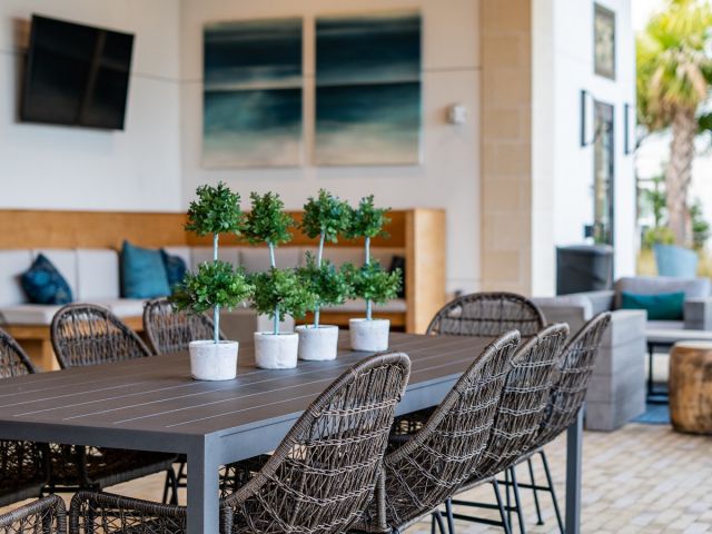 Grey Outdoor Table