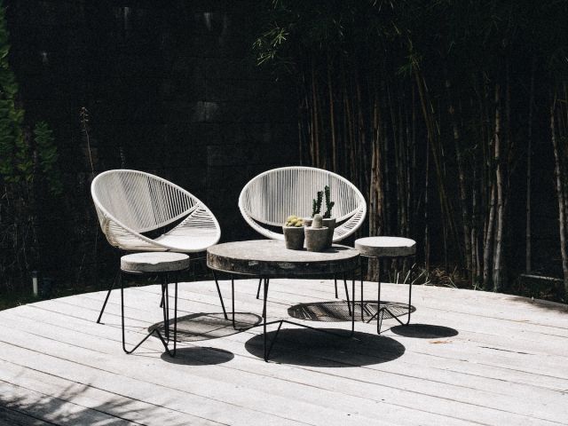 Grey Outdoor Seats